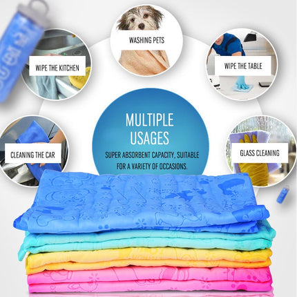 Absorbent towel  deerskin pet dog towel