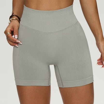 Women's Waist Crimp Peach Hip Shorts