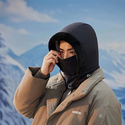 Men's Outdoor Fleece Warm Ear Protection Hat