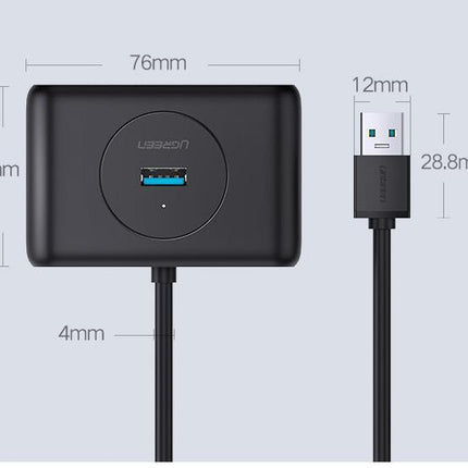 Usb Extender 30 Set Cable Seperater One Drag Four Multi-function Length Expansion Dock