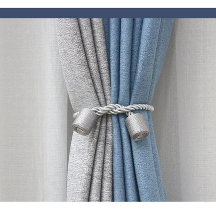 Cylindrical Curtain Bandage Magnetic Buckle Installation-free