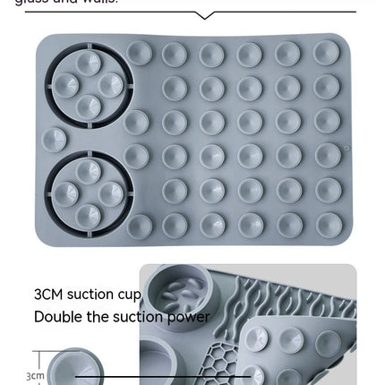 Pet Multi-functional Silicone Plate Non-slip Leak-proof