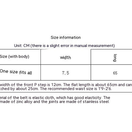 Versatile Fashion Stretch Women's Tension Adjustment Wide Waist Seal