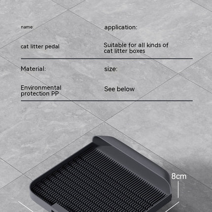 Cat Litter Pedal Litter Box Pad Mat Pet Supplies