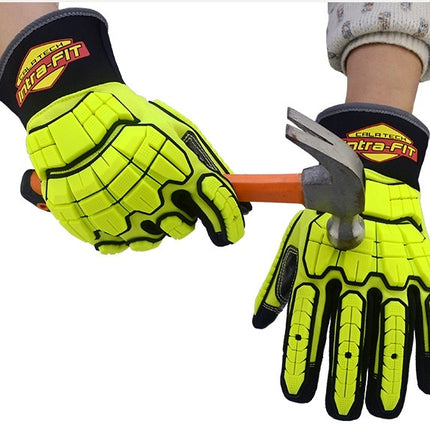 Anticollision Anti-cutting Wear-resistant Heavy-duty Multifunctional Mechanical Gloves