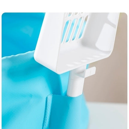 Foldable Cat Supplies Folding Semi-closed Portable Cat Toilet