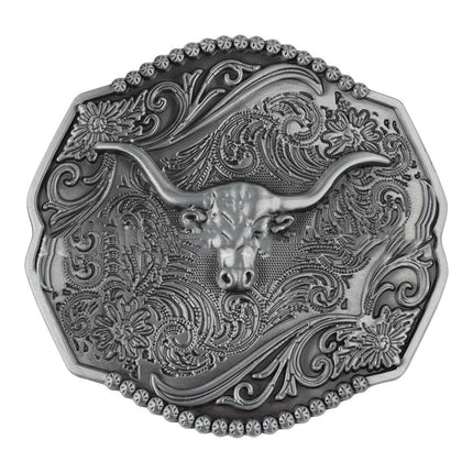 Large Retro Long-angle Cowhide Suitable Suitable For Smooth Buckle