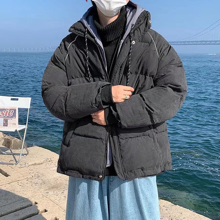 Men's Hong Kong Style Fashion Fried Street Padded Jacket