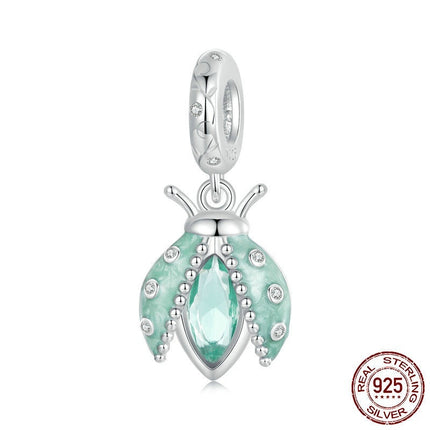 Natural Animal S925 Sterling Silver Ornament Wholesale Beaded Female Accessories