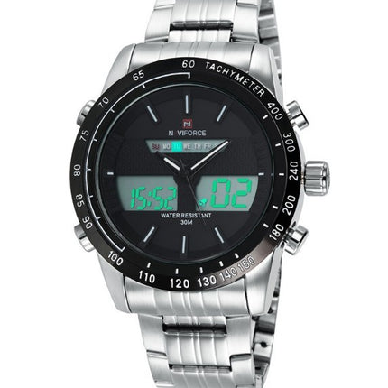 Waterproof Electronic Watch, Sports Men's Watch, Steel Band Men's Watch