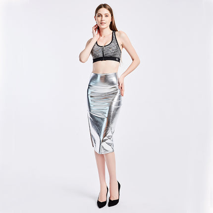 Hip Skirt All-match Tutu Split Middle Women