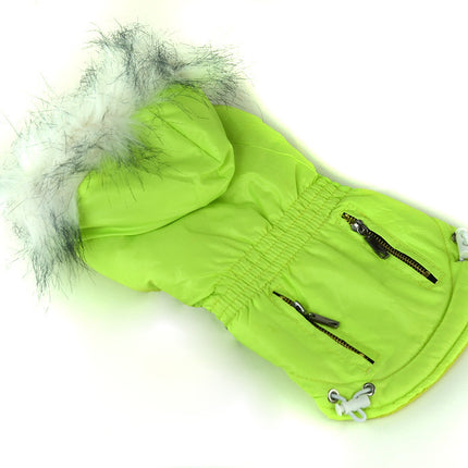 Zippered Cotton Padded Clothes For Pets