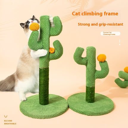 Masson Cactus Cat Scratch Board Sisal Scratching Pole Climber For Pet Cat Cat Toy Supplies Grinding Claw Scratching