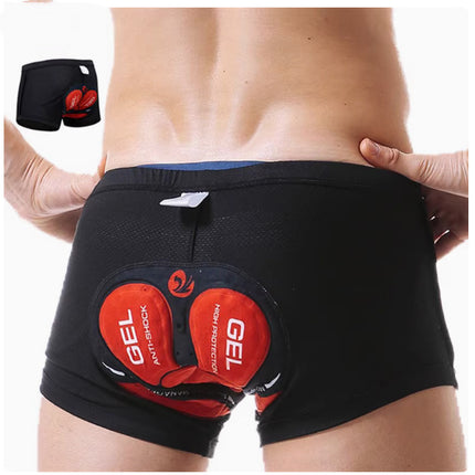 Men's Cycling Black Shorts Breathable
