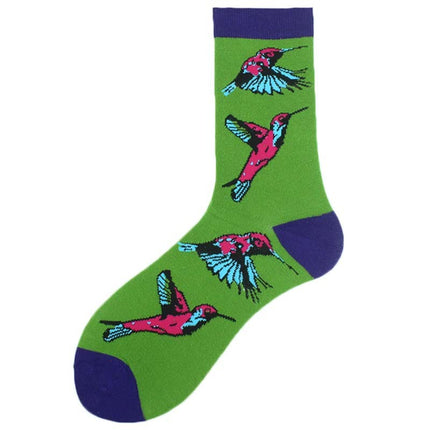 Trendy Men's Cotton Mid-calf Length Socks