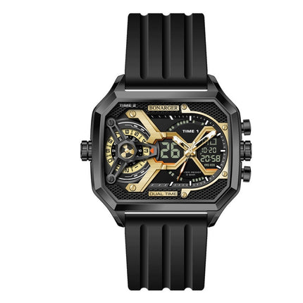 Men's Electronic Multi-functional Sports Luminous Waterproof Watch