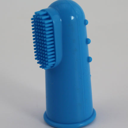 Natural silicone finger toothbrush