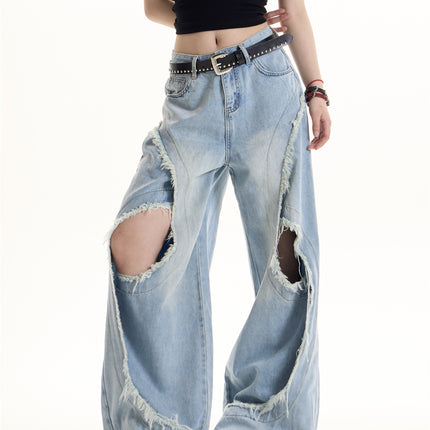 American Retro Hot Girl Design Jeans