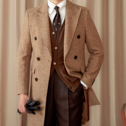 Color Dots Mid-length Coat