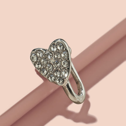 Alloy Material Non-perforated Women's False Nose Ring