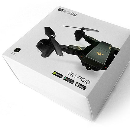 Folding fixed-height aerial drone