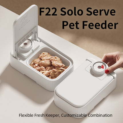 Pet Single Meal Feeders 48h Temporizador Ice Crystal Box Mantener Fresco A Prueba De Salpicaduras Y Polvo A Prueba De Insectos