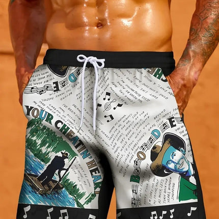 Fashion Printed Casual Men's Beach Shorts
