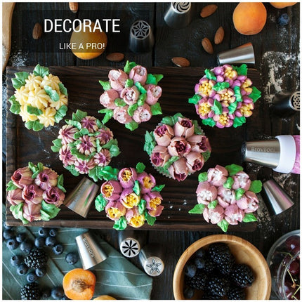 TULIP FLOWER PIPING NOZZLES (35PCS)