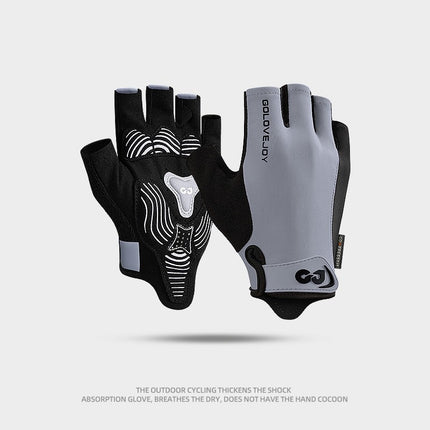 Cycling Gloves Half Finger Outdoor Mountain Bike Shock Absorption Non-slip Breathable