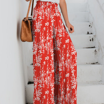 Women's Fashion Casual Printing Wide-leg Pants