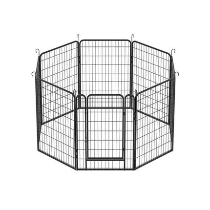 8 Pieces Of Heavy-duty Metal Game Fence