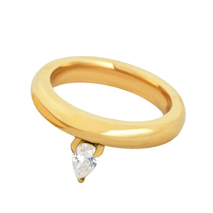 Zircon Brushed Ring Unisex Retro Minority High-grade Light Luxury All-match Earrings