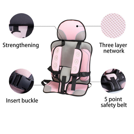 Portable Baby Car Seat Chair Cushion Easy Installation