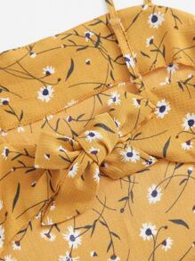 Gold Floral Pendant bohemian dress