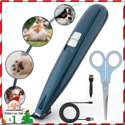 Pet Foot Hair Trimmer LED Cat And Dog Paw