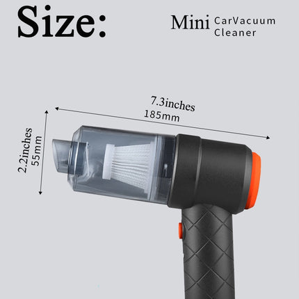 Mini Car Vacuum Cleaner Powerful Cleaning Machine Car Accessories Home Auto Robot Wireless Cleaner Home Appliance Strong Suction