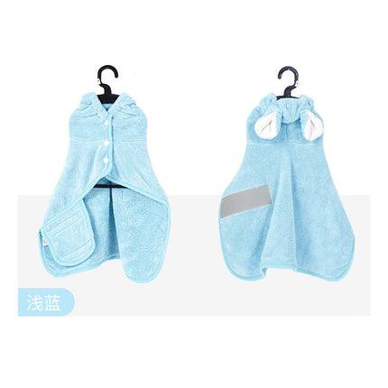 Pretty Shaped Bathrobe, Vulgar Drying Absorbent Towel, Universal, Breathable, Comfortable, For Cleaning Cats And Dogs, New Product
