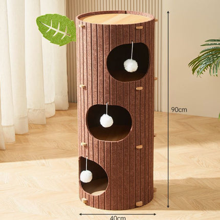 Cat Scratch Board Felt Nest Four Seasons Universal Tree Pet Supplies