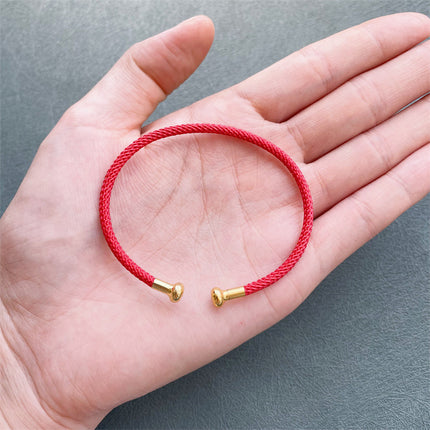 C- Shaped Elastic Adjustable Mouth Universal Steel Wire Bracelet