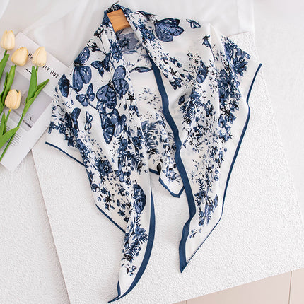 Vintage Print Polyester Fashion Scarf Dual-use Shawl