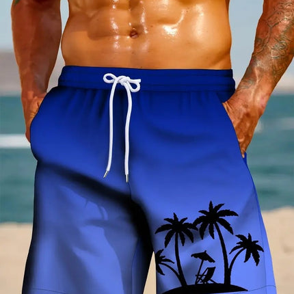 Fashion Printed Casual Men's Beach Shorts