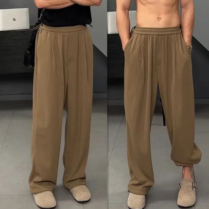 Summer Ice Silk Leggings Versatile Simple Men