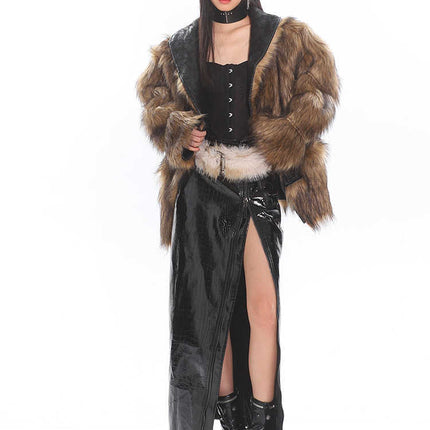 High-grade Double-sided Suede Lapel Fur Fur Fur Coat