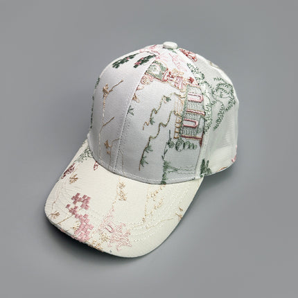 Printed Antique Baseball Cap For Women
