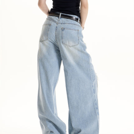 American Retro Hot Girl Design Jeans