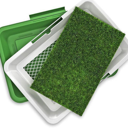 Flat Pet Toilet Dog Potty With Lawn Trumpet