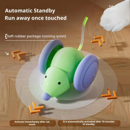 Cat Toys Interactive Electric Mouse Cat Toy Automatic Cat Teasing Stick Pet Supplies