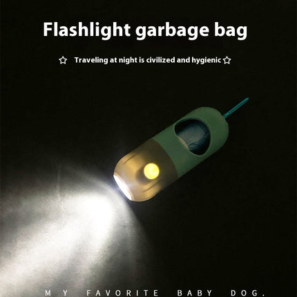 Led Light Pet Waste Bag Dispenser For Dogs Cats Dog Poop Scooper Bags Waste Bags Holder Dispensers Pet Clean Accessories