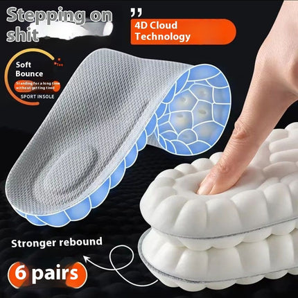 Anti Odor Sweat Absorbing Breathable High Elasticity Insole