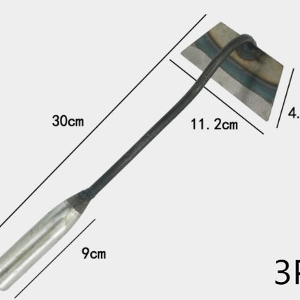 All-manganese Steel Gardening Hand-held Hoe All-steel Hardened Hollow Hoe